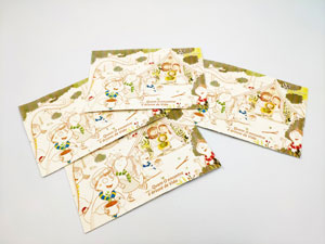 Escuteiros papel com sementes