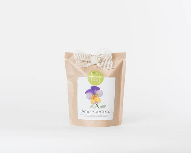Grow your own wild pansy in this bag