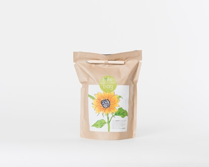 Grow your own sunflower in this bag