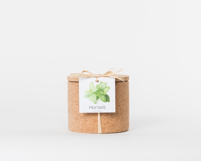Grow your peppermint in this cork pot
