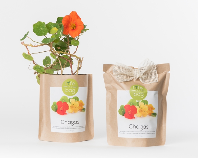 Grow your own nasturtium in this bag