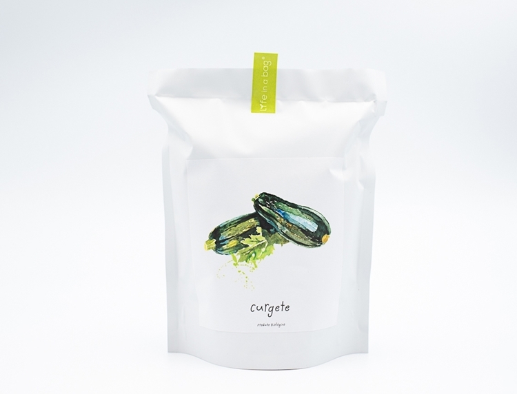 Grow bag para semear curgete