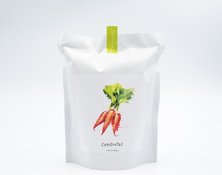 Grow bag para semear cenouras