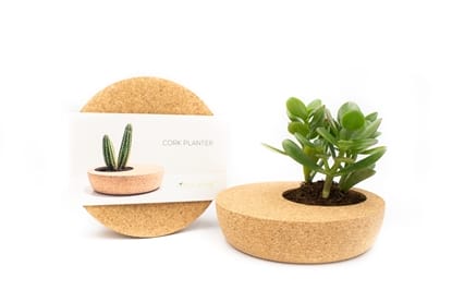 Cork planter