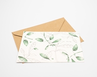 Postal para plantar - manjericão