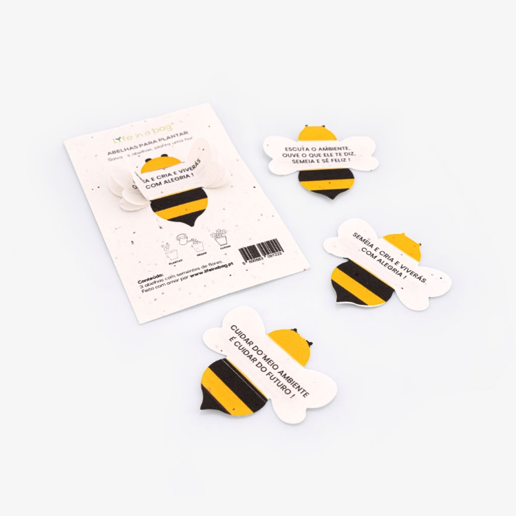 Abelhas para plantar - plantable bees