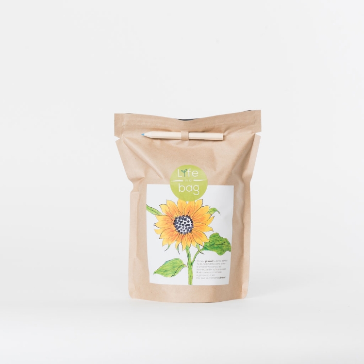 Grow your own sunflower in this bag