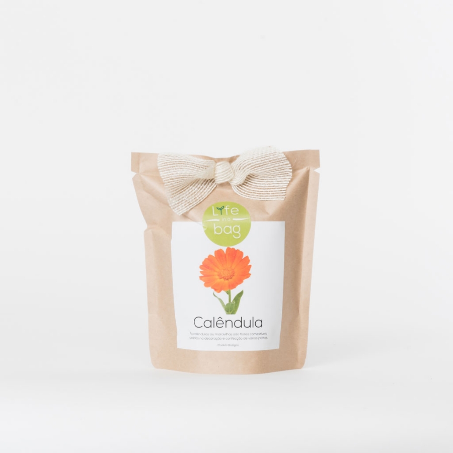 Grow your own calendula in this bag