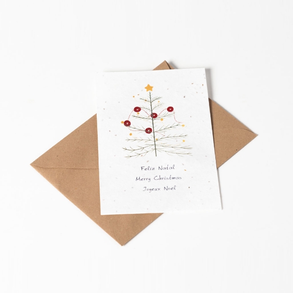 Postal de Natal para plantar