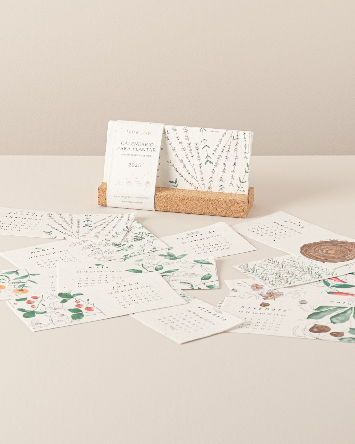 Image de Calendrier à Planter 2025 Violette Rose