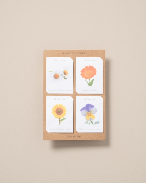 Organic seeds flowers