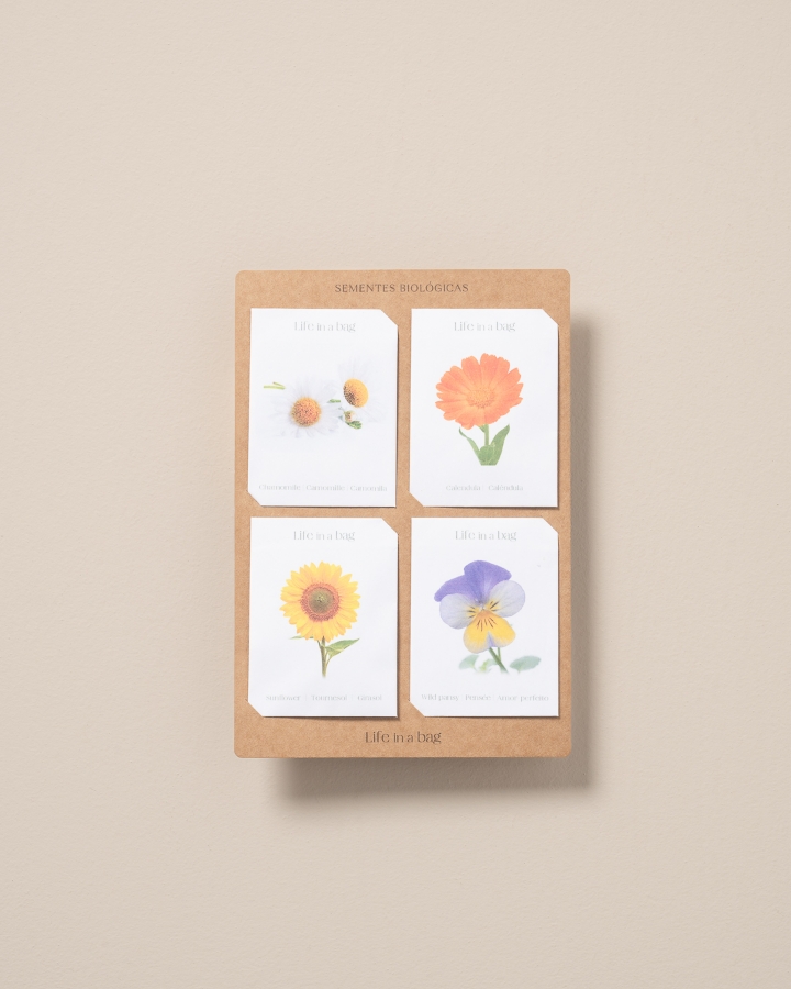 Organic seeds flowers