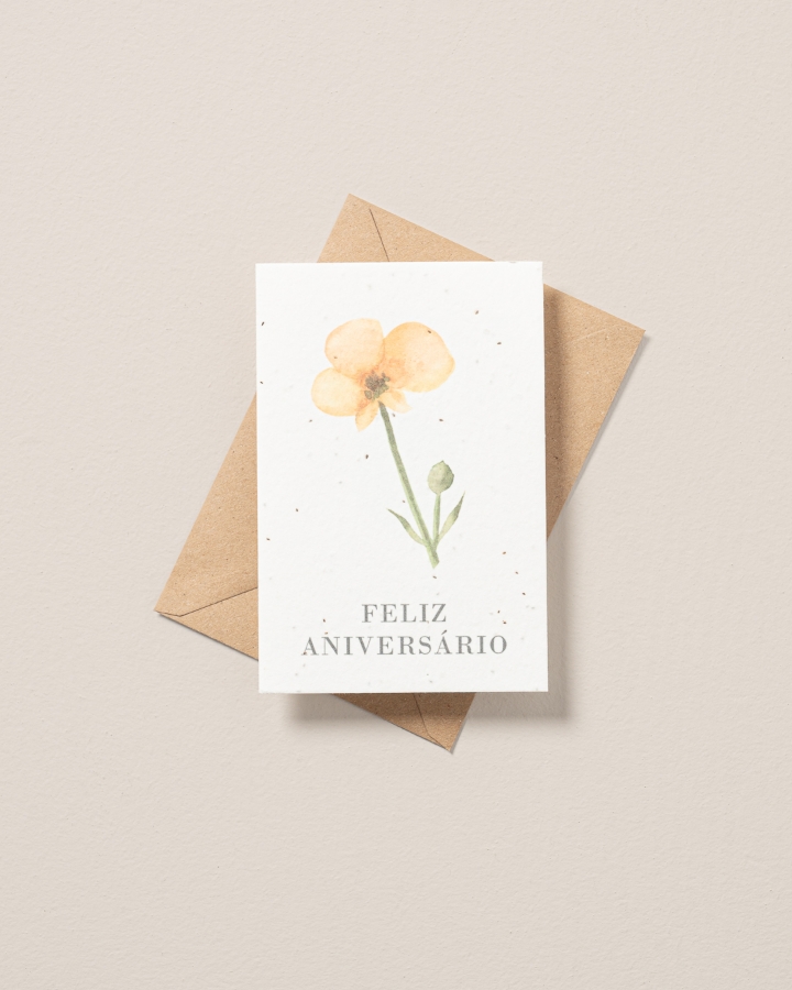 Image de Carte postale plantable Joyeux Anniversaire