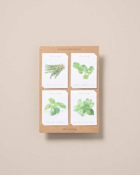 Imagem de Sementes de Ervas Aromáticas - Pack de 4