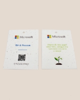 Image de Postal | Brochure | Flyer en papier avec des graines