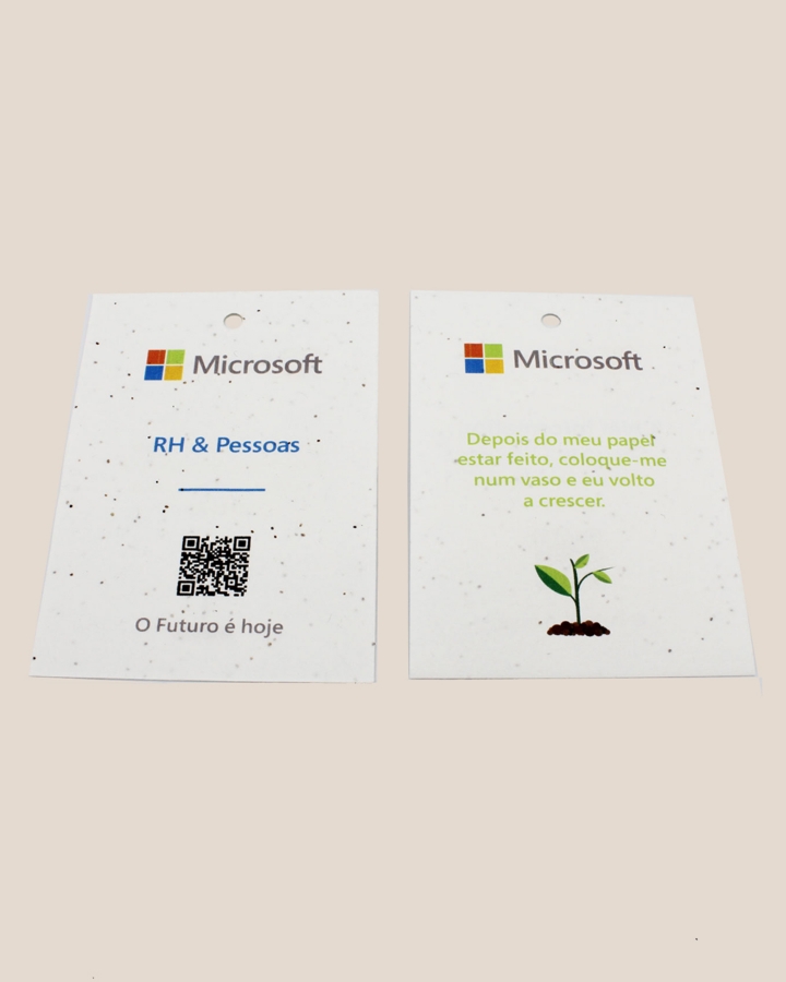 Image de Postal | Brochure | Flyer en papier avec des graines