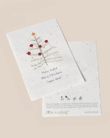 Image de Carte postale plantable Joyeux Noël - Arbre