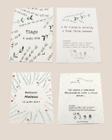 Immagine di Postale | Volantino | Flyer di carta con semi